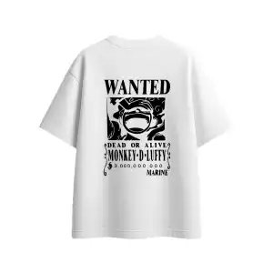 Camiseta Luffy WANTED miniatura 2